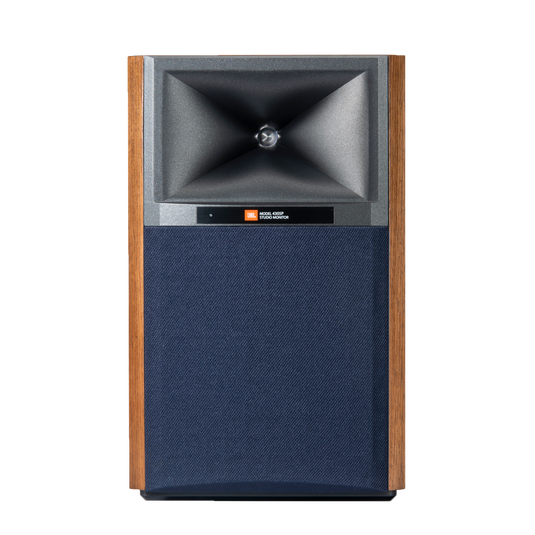 4305P Studio Monitor - Natural Walnut - Powered Bookshelf Loudspeaker System - Front image number null